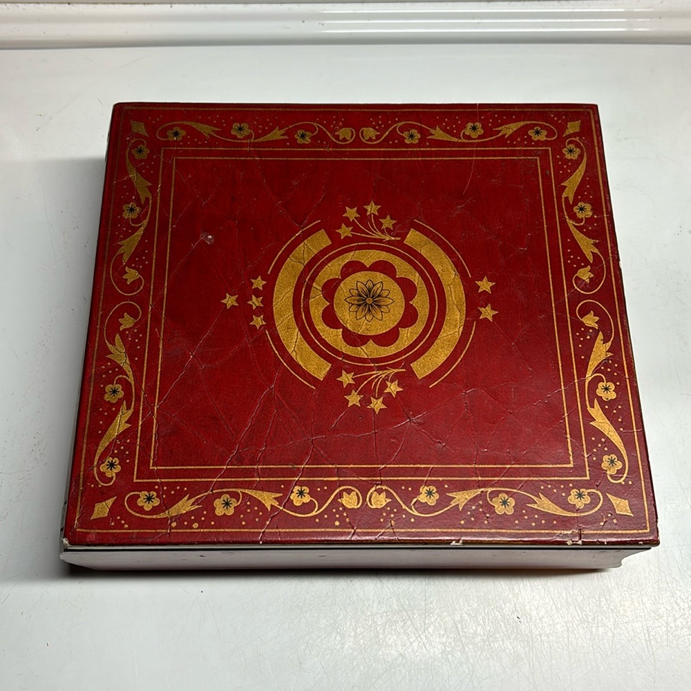 Wooden box photo album